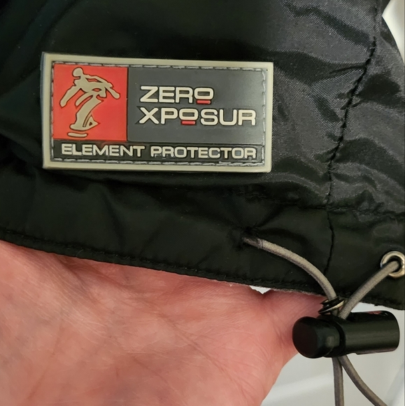 Zero XPosur Men's Fully Lined Zip Up Jacket Size L Black/Gray - Picture 3 of 7